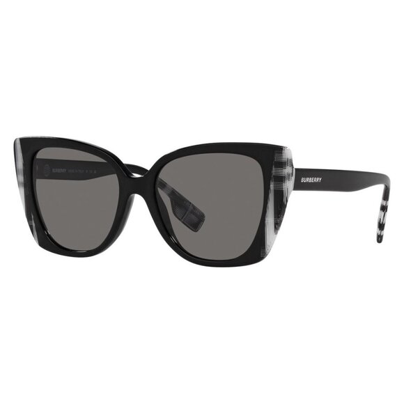 NEW BURBERRY BE4393 405181 SUNGLASSES BLACK WOMEN BE4393 4051/81 - Picture 1 of 4